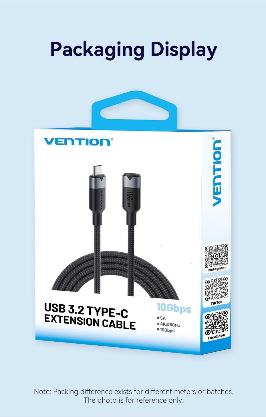 Кабель Vention USB-C 3.2 Gen2 Type-C 10 Гбит/с 5A 100W 4K 60Гц 1 м Белый (TRFWF) - фото 13