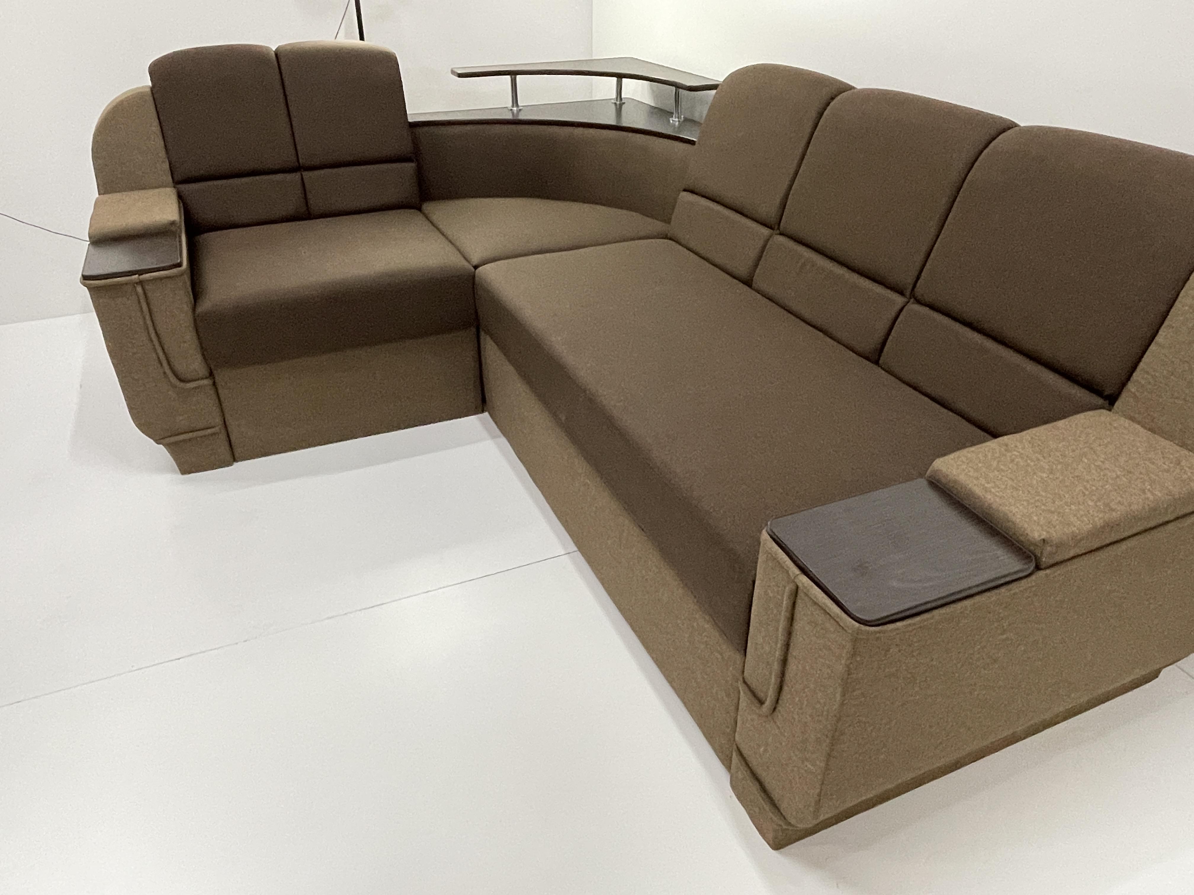 Диван кутовий Меркурій 255х185 см Коричневий - фото 7