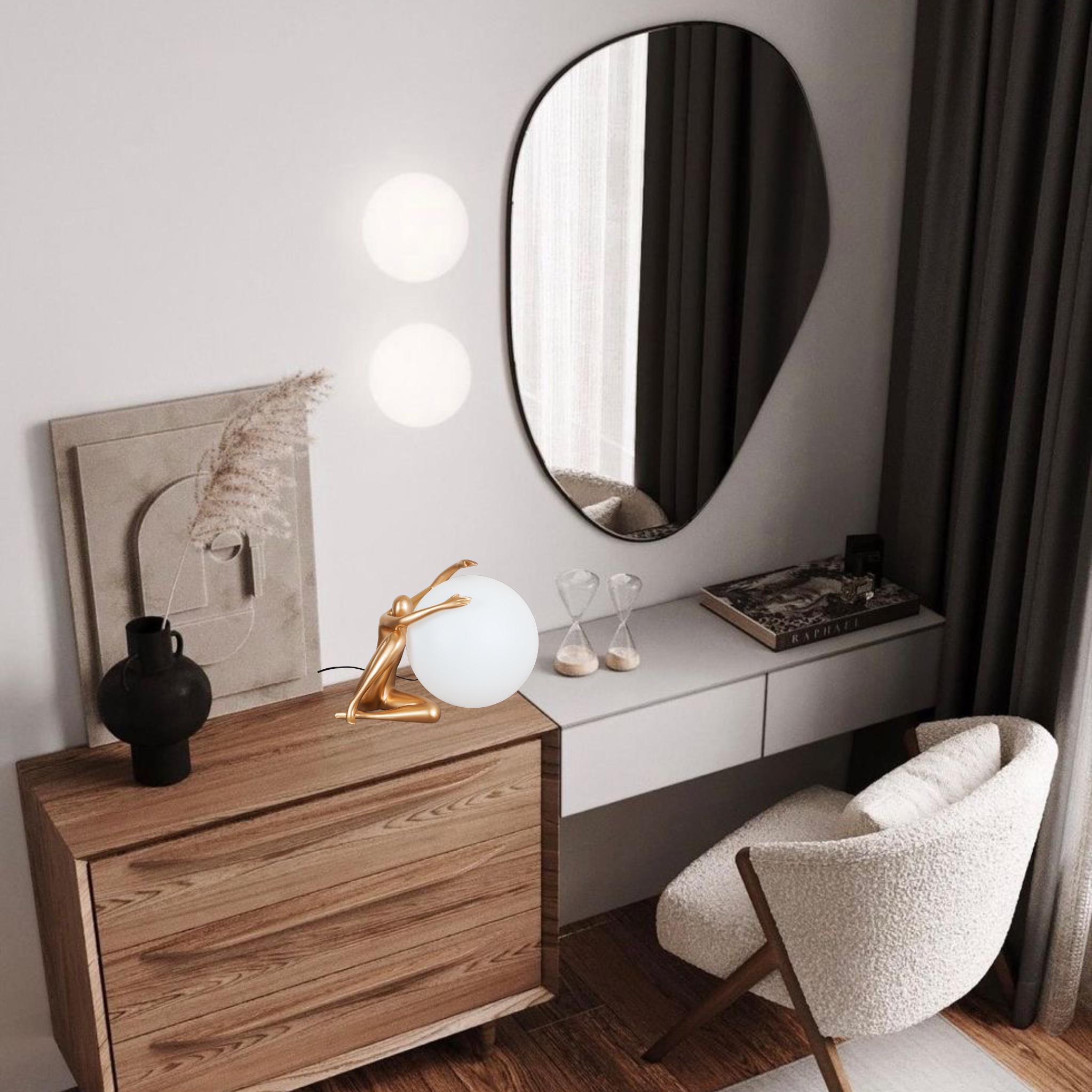 Настільна лампа 999-004 Куля Lady 30 см Gold (999-004 GD) - фото 3