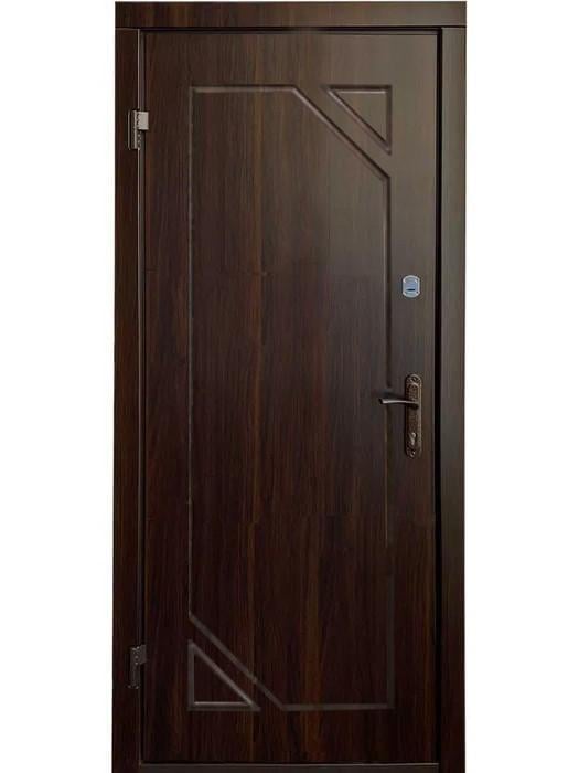 Двері вхідні ліві MSM Вулкан 2 замки метал 1,2 мм МДФ Коричневий Двері вхідні ліві MSM Вулкан 2 замки метал 1,2 мм МДФ Коричневий