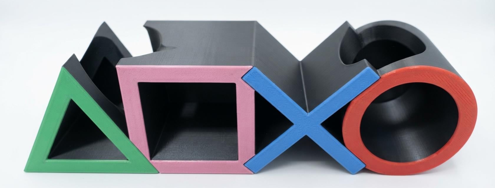 Подставка для геймпада DualSense с геометрическими символами PlayStation (0957)