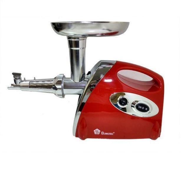 Мясорубка электрическая с соковыжималкой Domotec MS-2019 2в1 мощностью 2800 Вт Red (2810) Мясорубка электрическая с соковыжималкой Domotec MS-2019 2в1 мощностью 2800 Вт Red (2810)