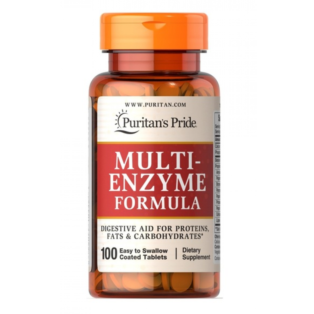 Натуральная добавка Multi Enzyme Formula 100 tabs (100-32-7120701-20)