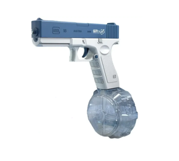 Пистолет водяной Glock 18 с аккумулятором и двумя обоймами