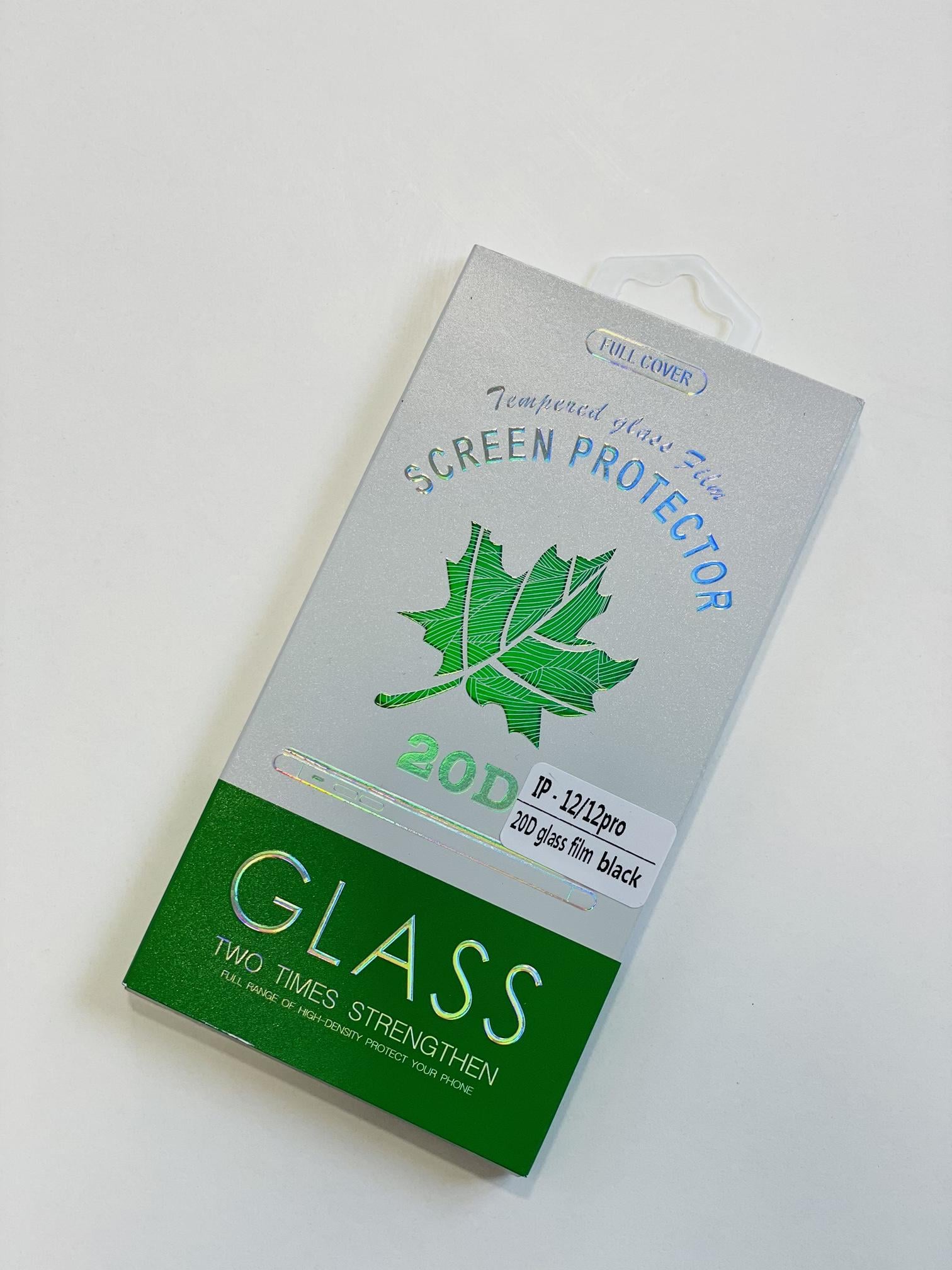 Защитное стекло на экран  20D Full Cover для iPhone 12/12pro (10068)