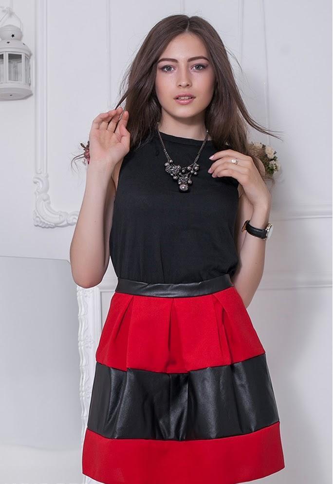 Юбка женская нерине Podium 12715-RED S Красный