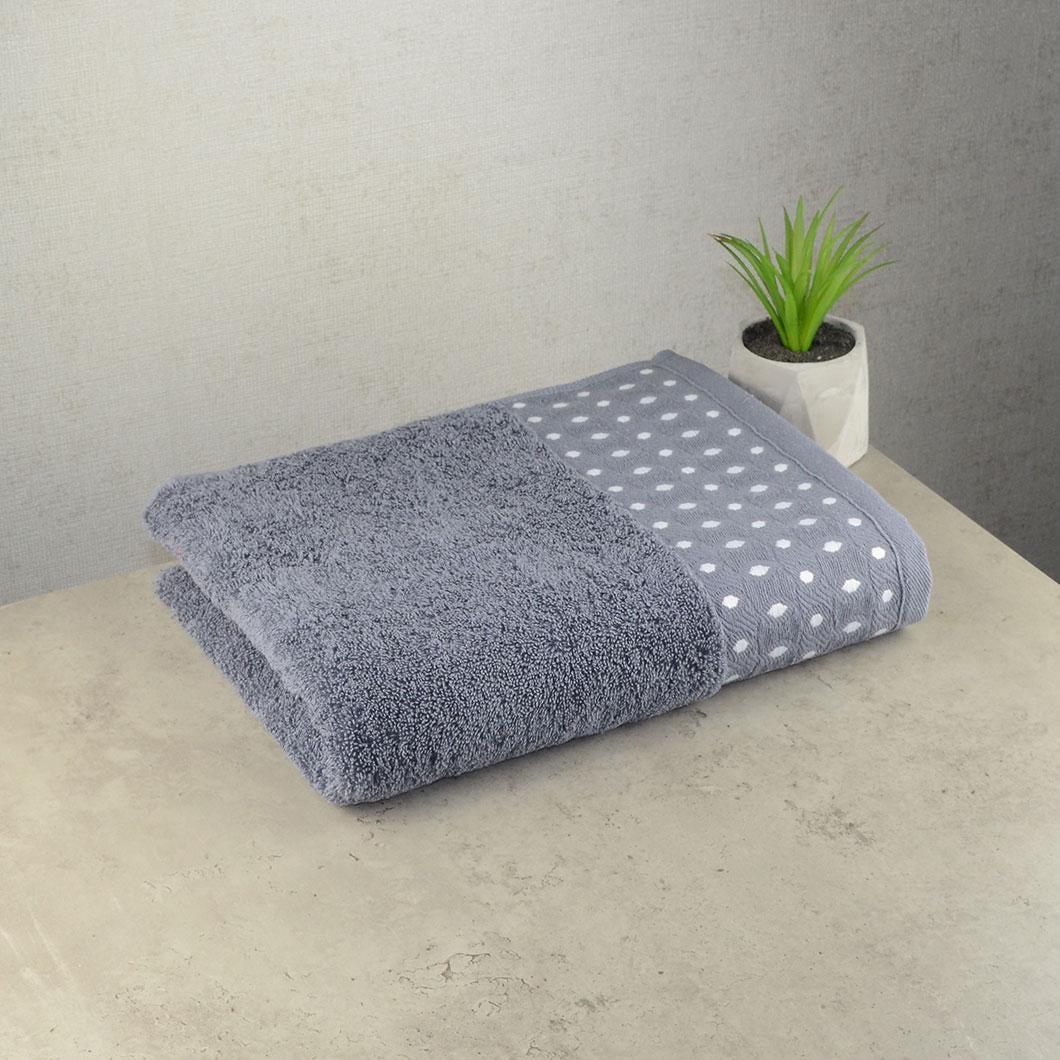 Махровое полотенце GM Textile Azi 50х90 см Серый