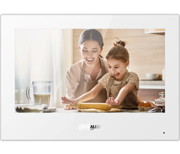 Відеодомофон IP з Wi-Fi 7" Dahua DHI-VTH5321GW-W (115791)
