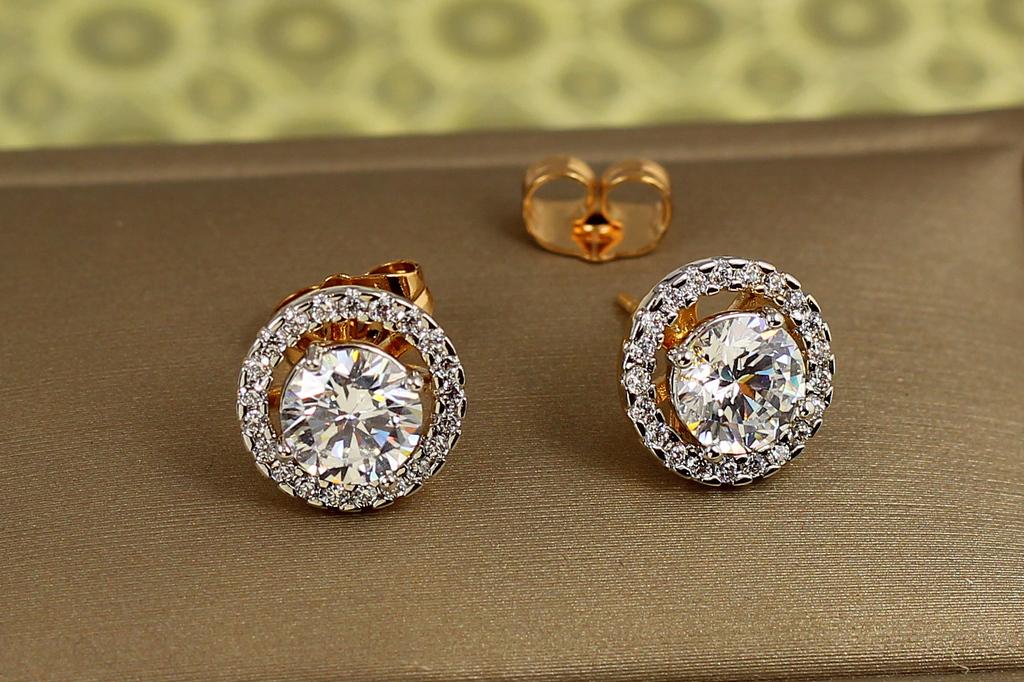 Серьги-гвоздики Xuping Jewelry Матрешки с родием 1,2 см Золотой (30872043)