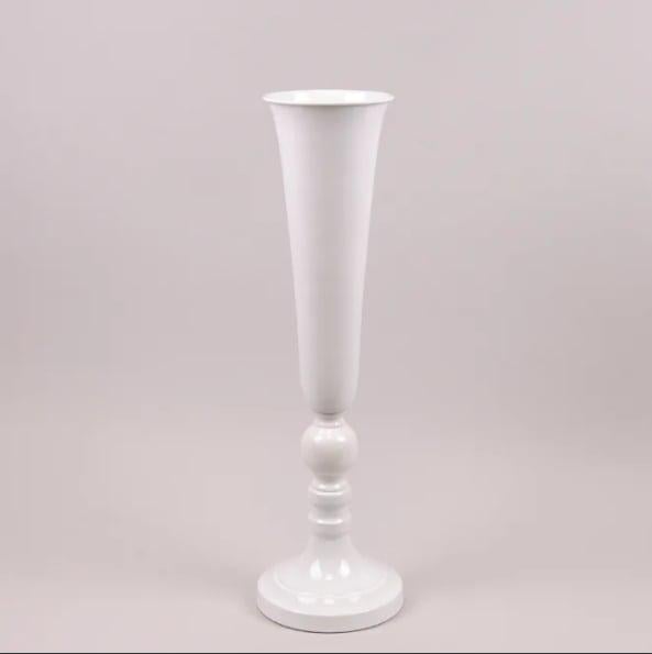 Ваза металлическая Flora 63 см Белый (26944)