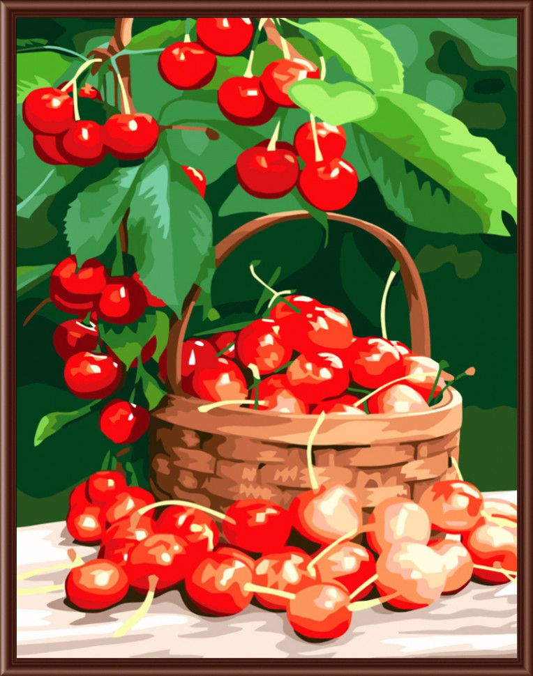 Картина по номерам Brushme Черешня (G155) Картина по номерам Brushme Черешня (G155)