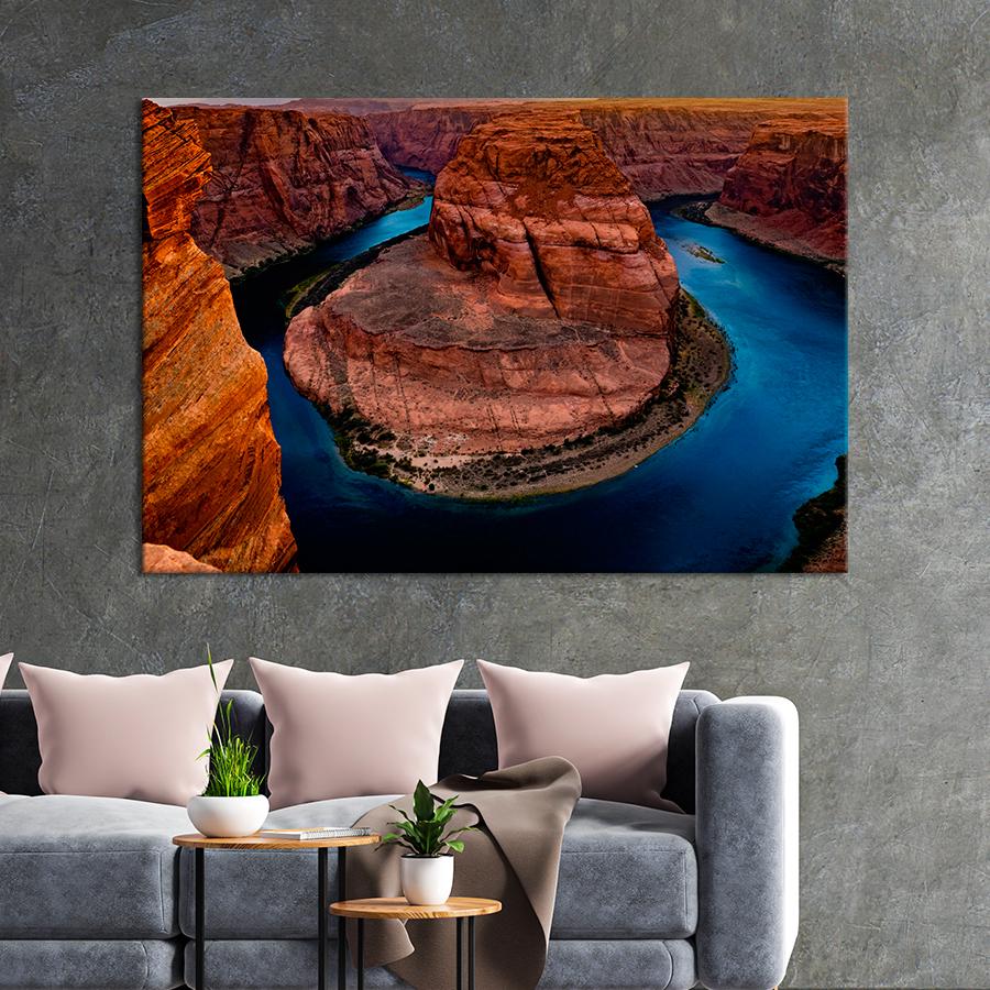 Картина природа Вид на реку Колорадо 120x80 см (A1136-1)