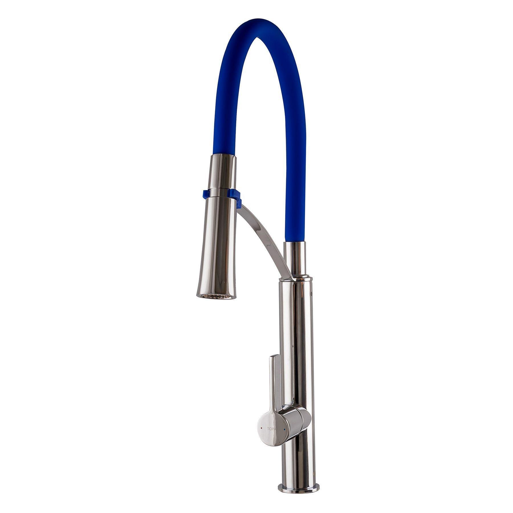 Смеситель для кухни на пружине TOPAZ SARDINIA-P 8817-H23-B-S