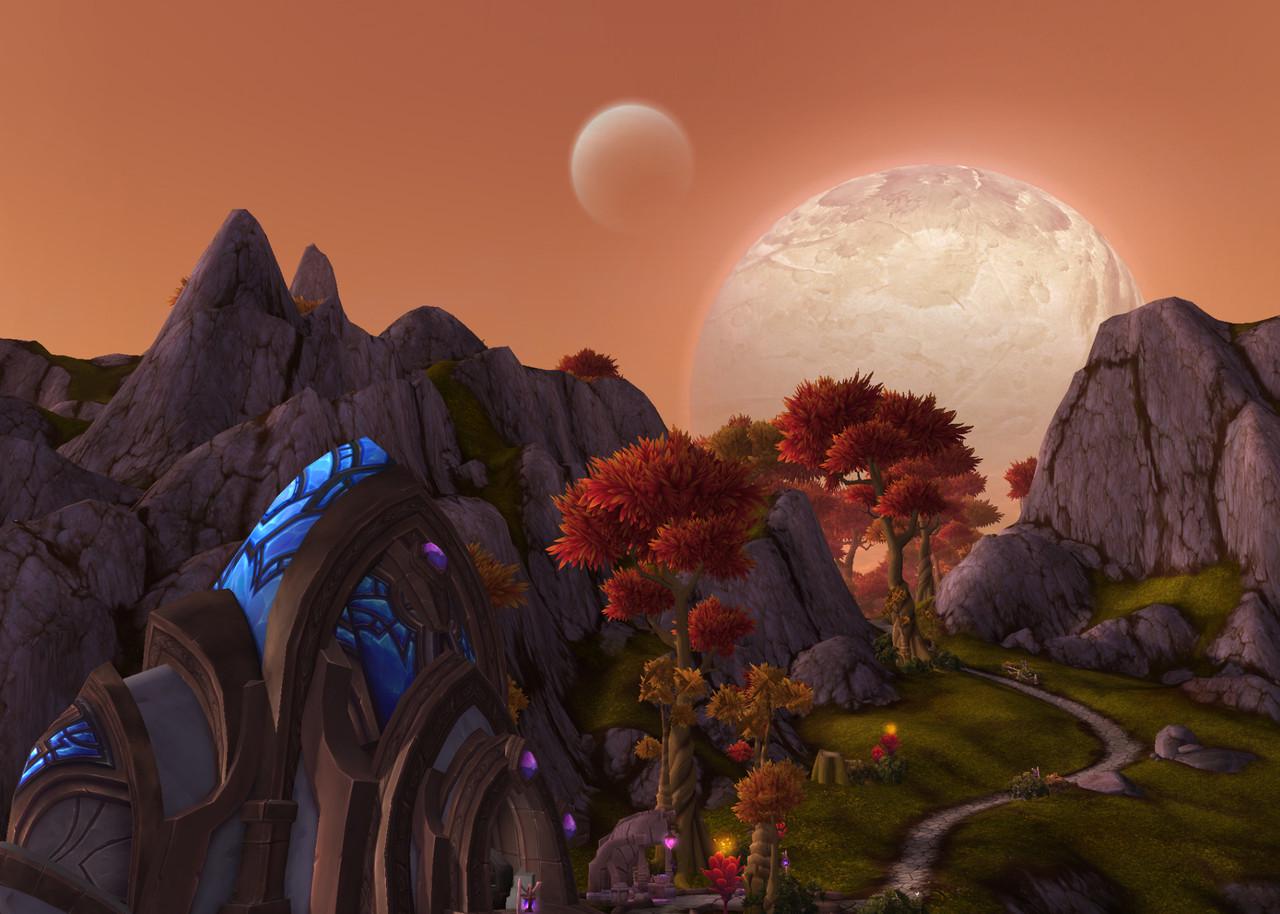 Картина постер Gee! World of Warcraft Мир Военного Ремесла пейзаж 60х40 см WW.09.021