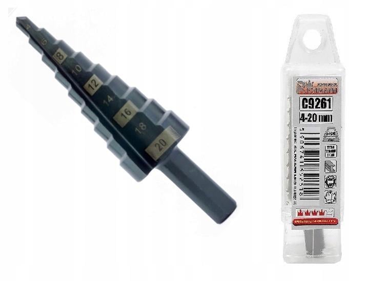 Свердло по металу Richmann ступеневу 4-20 мм (C9261)