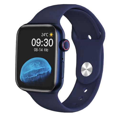 Смарт-часы Smart Watch WH22-6 с беспроводной зарядкой Blue Смарт-часы Smart Watch WH22-6 с беспроводной зарядкой Blue