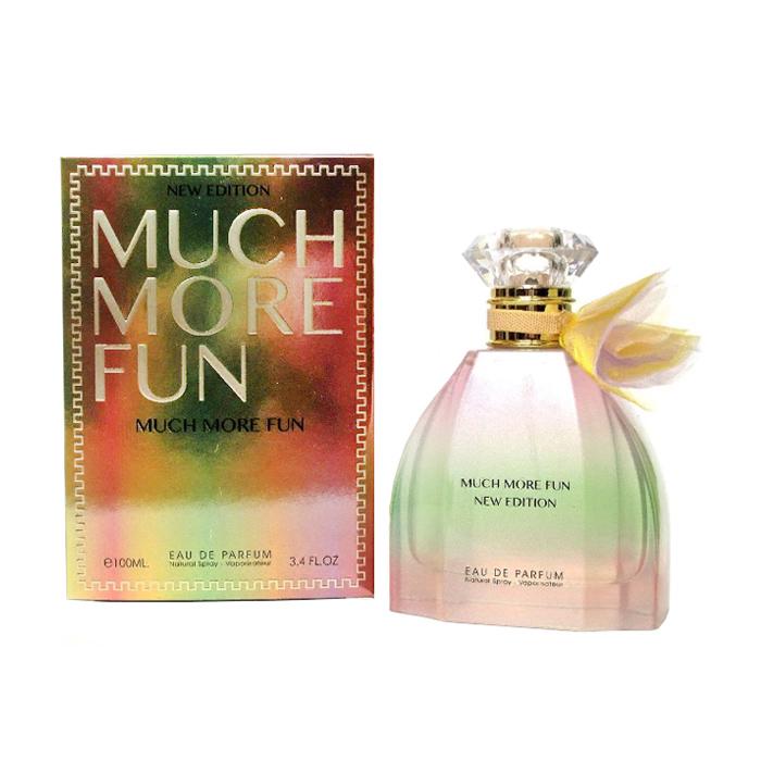 Парфюмированная вода для женщин Fragrance World Much More Fun в транспортной упаковке 100 мл (1989)