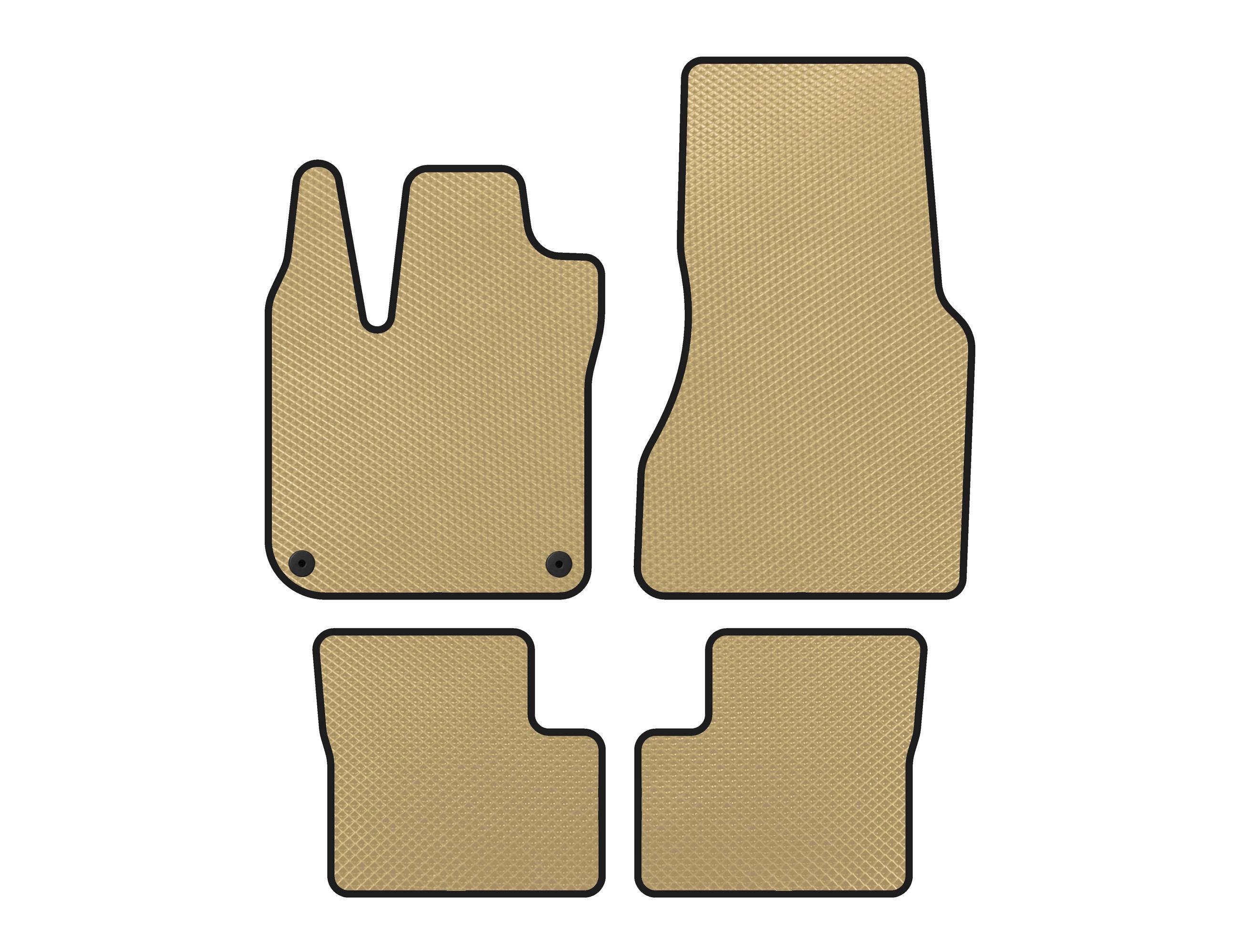 Коврики EVA Digital Designs для Smart 2014- гг. Бежевый (138843)