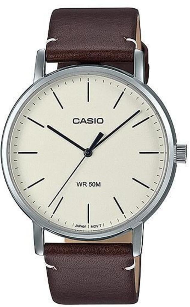 Наручные часы мужские Casio Timeless Collection MTP-E171L-5E со стальным корпусом Бежевый (3151092489)