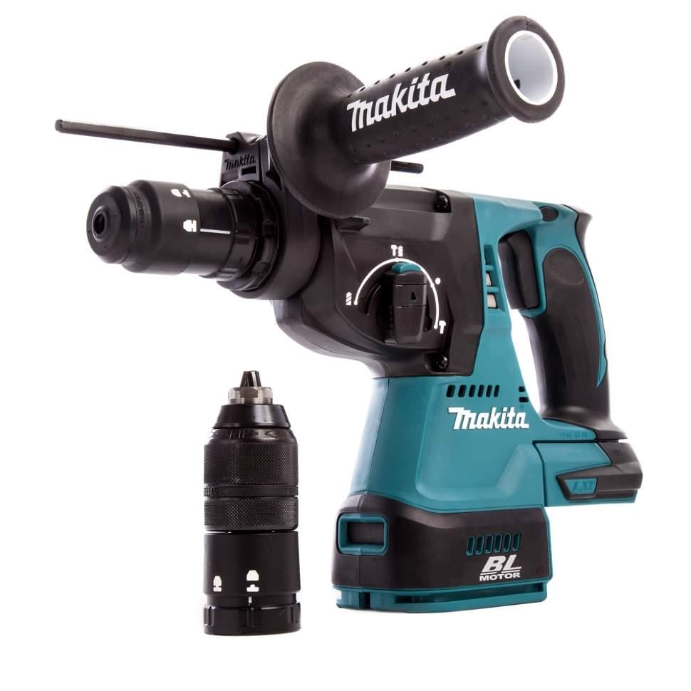 Аккумуляторный бесщеточный перфоратор Makita DHR243Z LXT SDS-Plus (18В, 2Дж, 24мм) электрический трехрежимный ручной (4176)