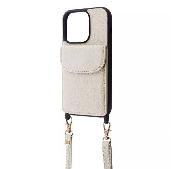 Чехол-накладка для телефона WAVE Leather Pocket Case - iPhone 13 Pro Max white (460180003)
