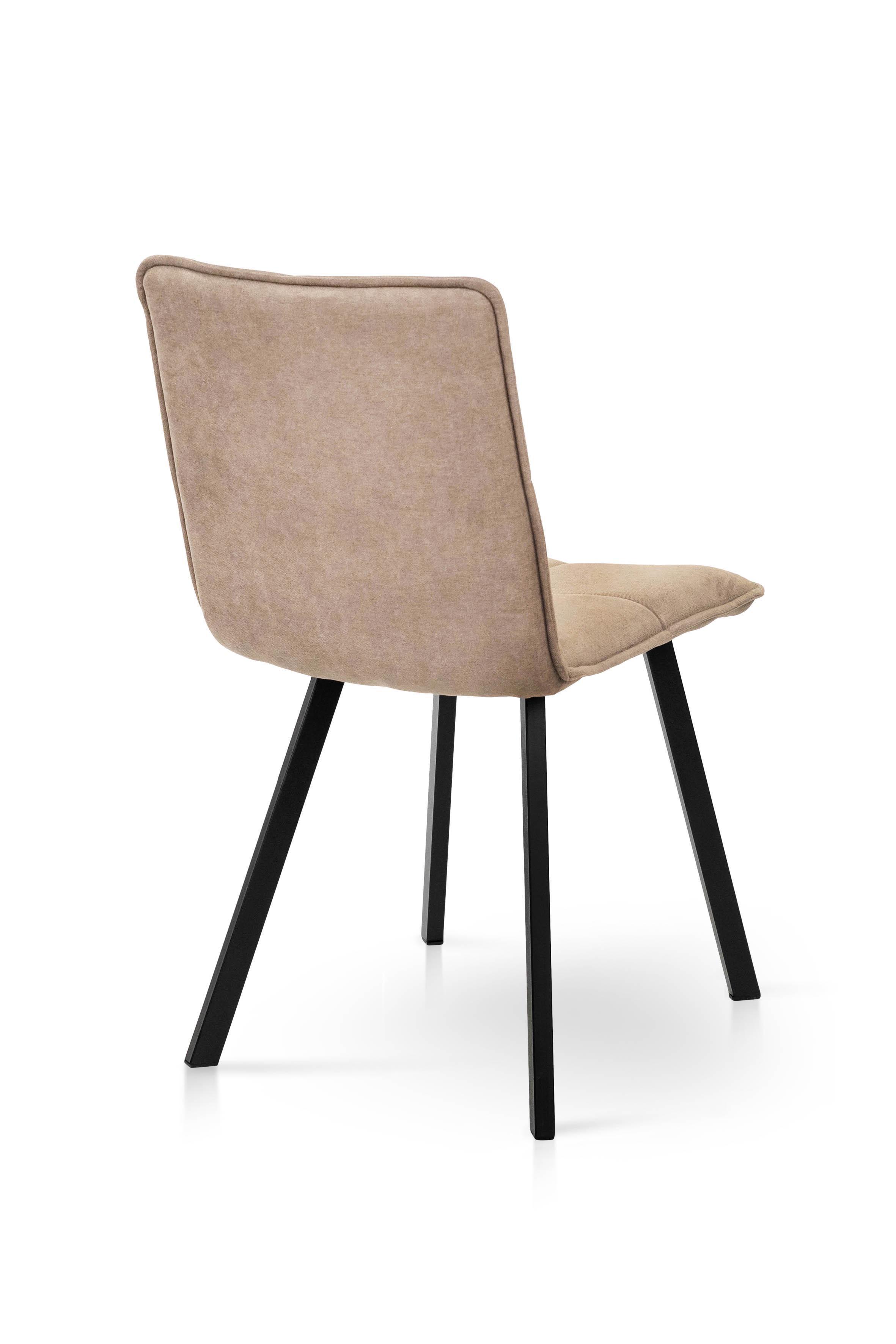 Стілець для кухні та вітальні Фіджи Тетріс 440х830х530 мм Чорний/Коричневий (GAА0056044) - фото 5 Стілець для кухні та вітальні Фіджи Тетріс 440х830х530 мм Чорний/Коричневий (GAА0056044) - фото 5