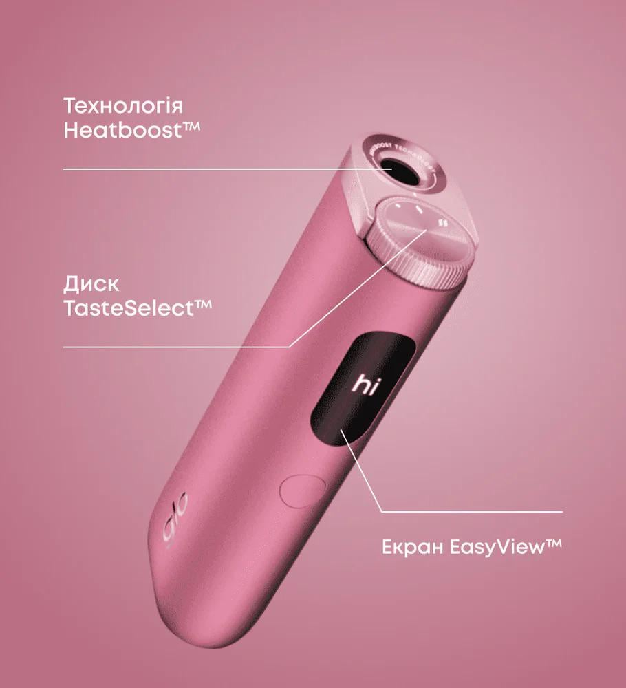 Система нагрева табака GLO Hyper Pro Розовый (5G005) - фото 6