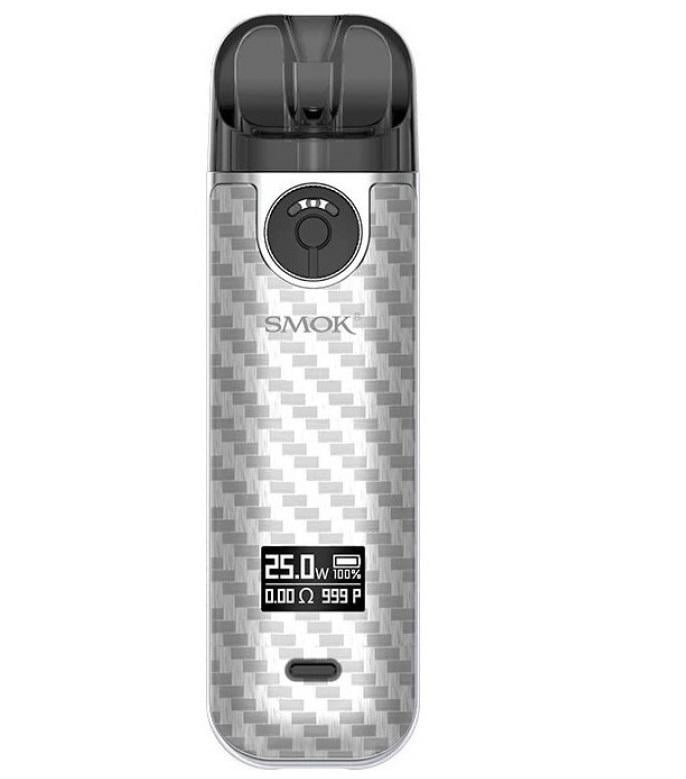 Pod-система Smok Novo 4 800 мАч Carbon Fiber Silver (15231)