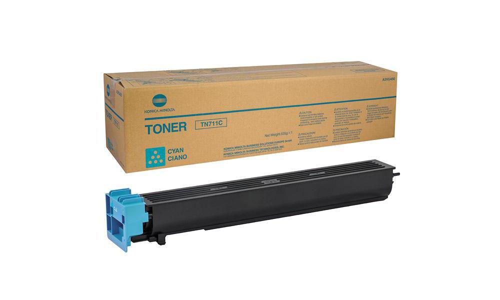 Тонер для МФУ А3 Konica Minolta TN-711C (A3VU450)