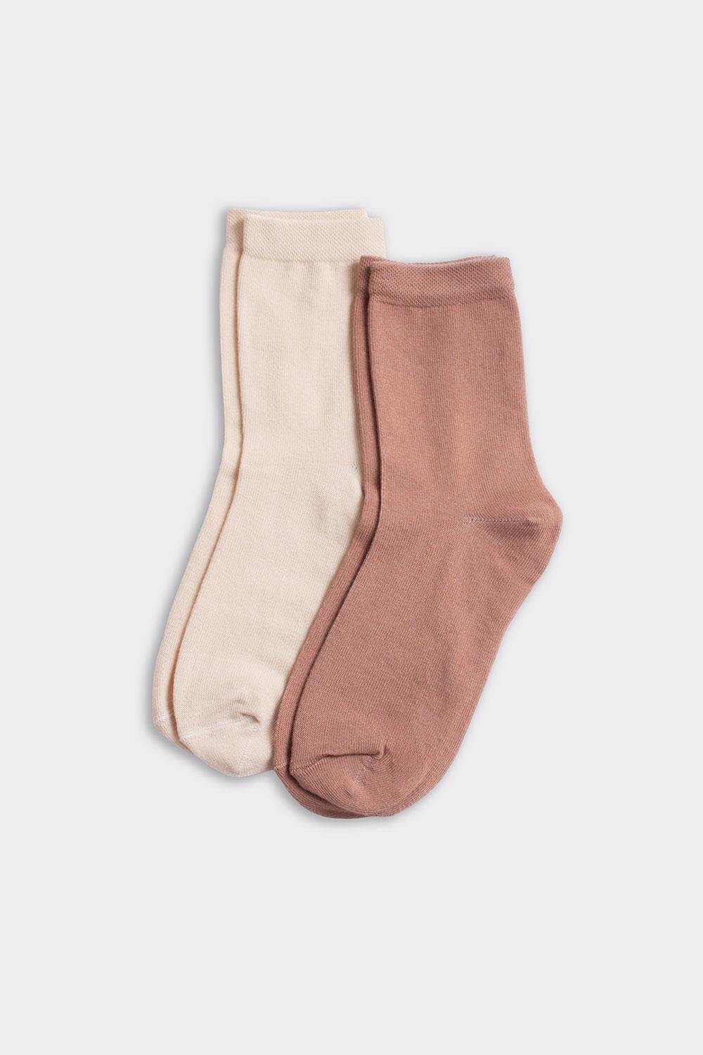 Шкарпетки жіночі Giulia WS3 CLASSIC 2 пари р. 36/40 Multicolor-sand/Mocha mousse (4823116928701)