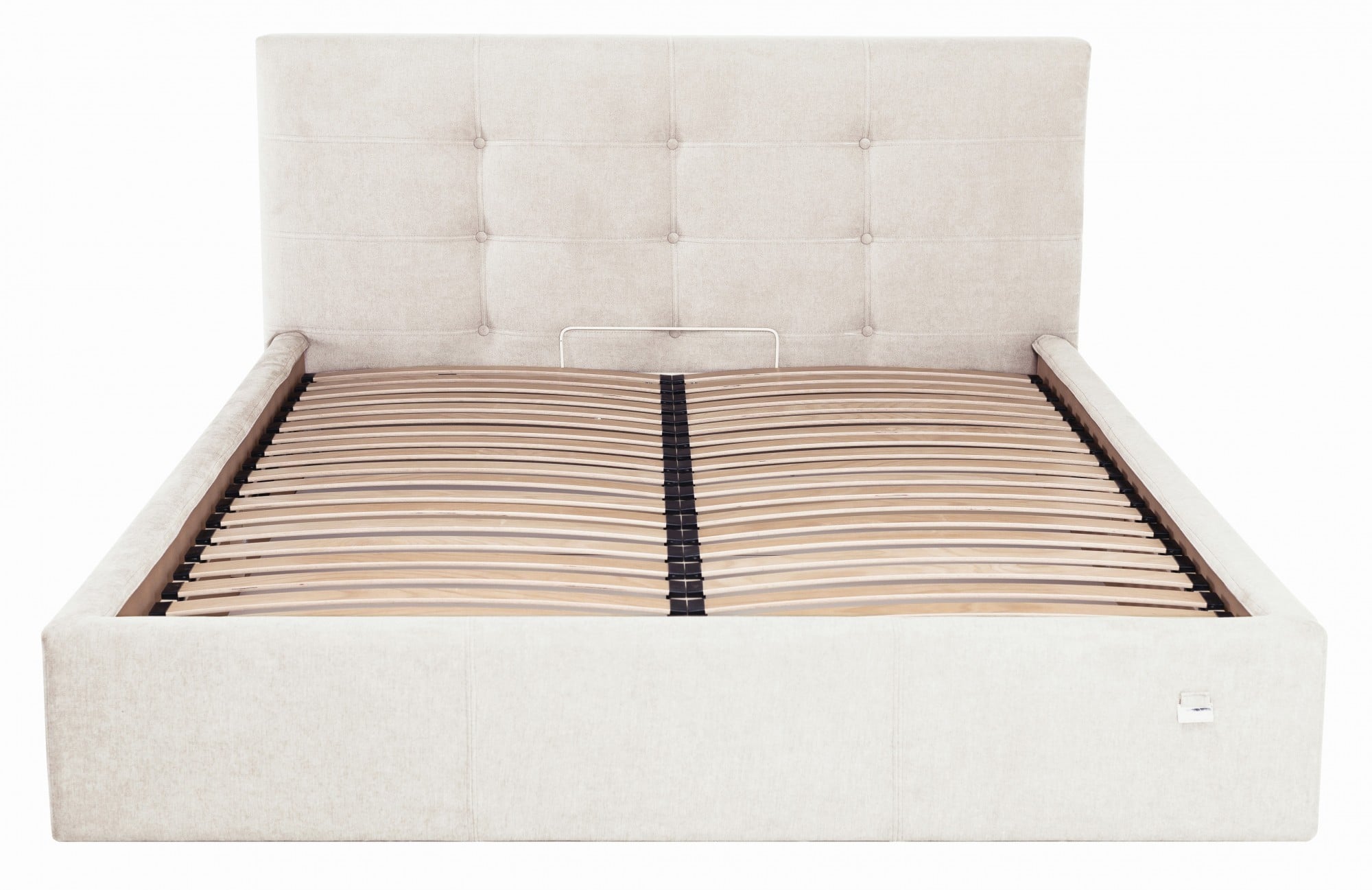 Кровать Richman Манчестер VIP Мисти Milk с дополнительной металлической цельносварной рамой 140х200 см Бежевый (rich04397)