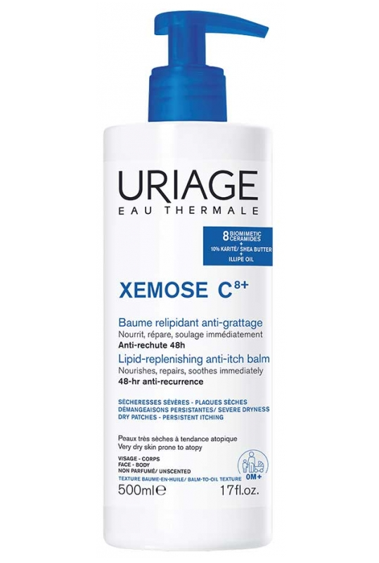 Бальзам Uriage Xémose Baume Oléo-Apaisant Anti-Grattage успокаивающий против зуда 500 мл