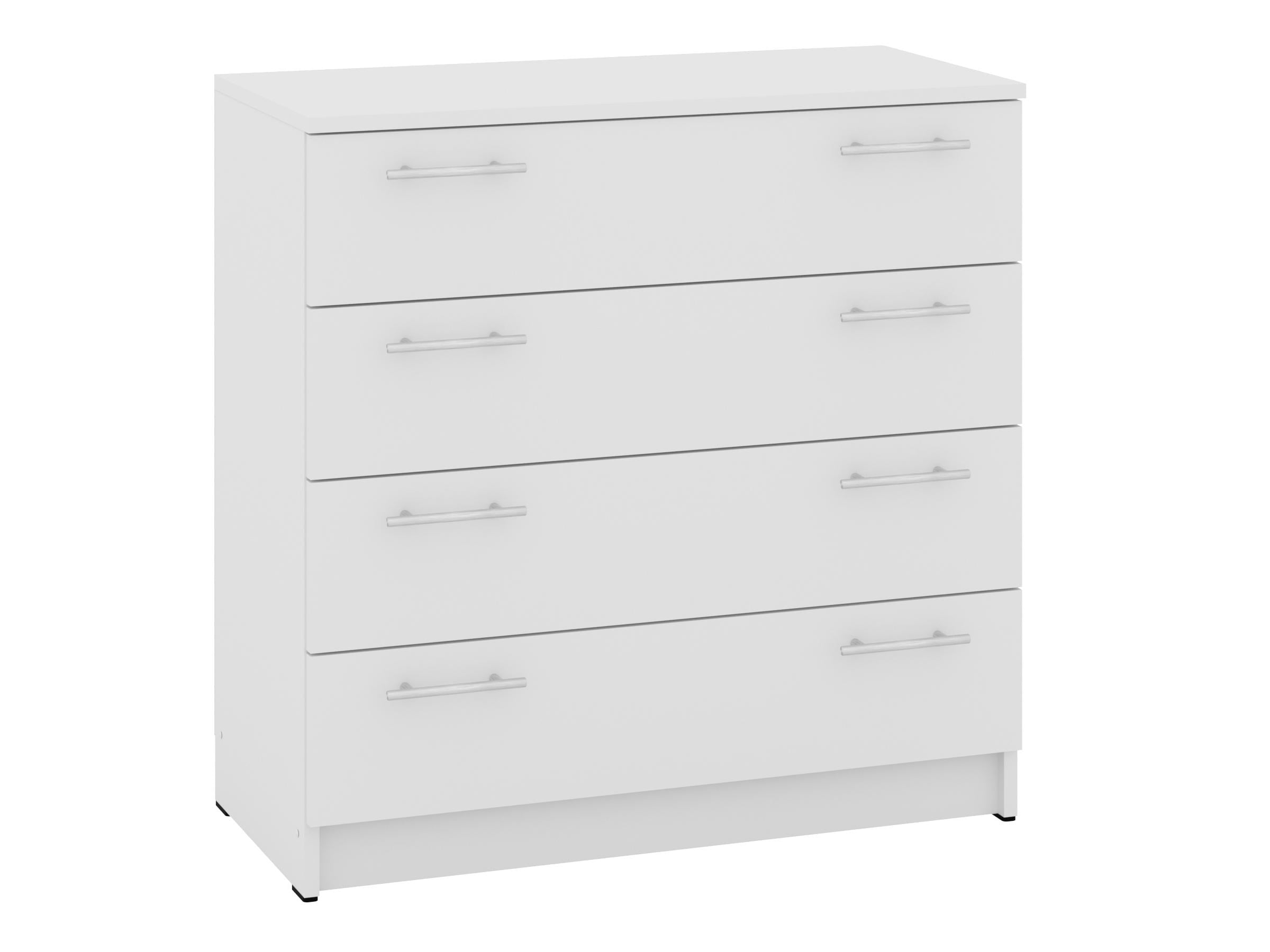 Комод с ящиками PEHOTIN К-4 ДСП 80х38х80 см Белый (PN-100527) Комод с ящиками PEHOTIN К-4 ДСП 80х38х80 см Белый (PN-100527)