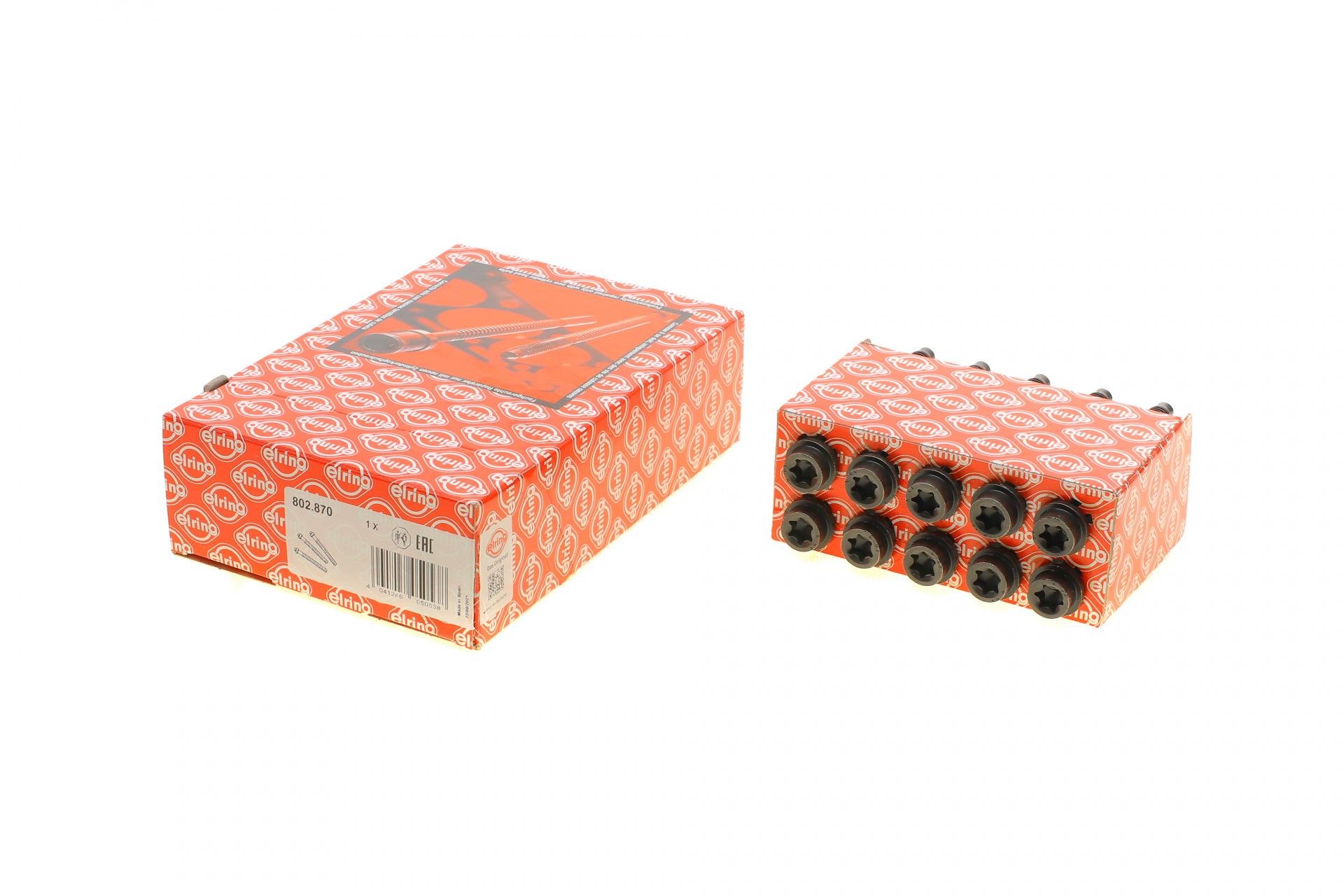 Болты головки ELRING Ford Mondeo 1,6/1,8/2,0i/Transit Connect 1,8 16V 93-13 M10x1,5x102 10 шт. (802,870)