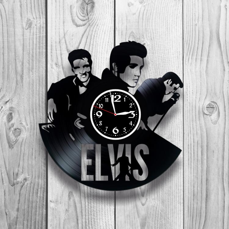 Часы настенные Elvis Presley 0348 из виниловой пластинки