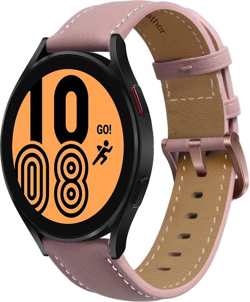 Ремешок кожаный Folsa для Galaxy Watch 4 44 мм Pink (31517-31)