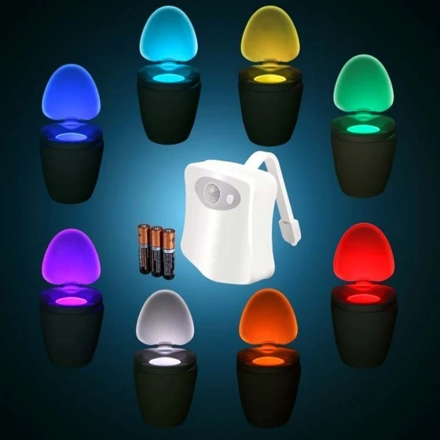 Підсвітка для унітазу TOILET Light Bowl LED з датчиком руху і світла (17945502) - фото 5 Підсвітка для унітазу TOILET Light Bowl LED з датчиком руху і світла (17945502) - фото 5