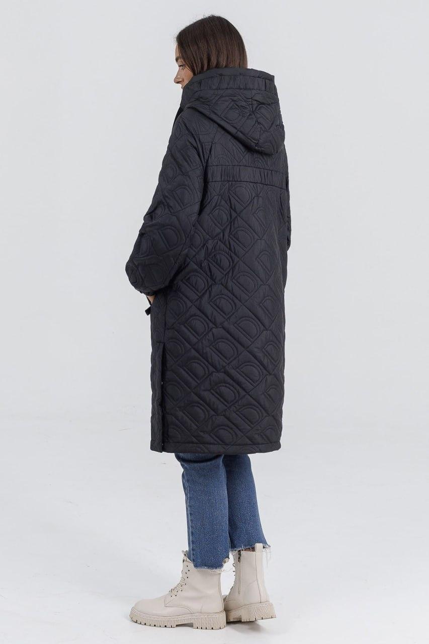 Куртка-пальто на флісі з рукавами-реглан р. 54 Чорний (786b/54) - фото 3 Куртка-пальто на флісі з рукавами-реглан р. 54 Чорний (786b/54) - фото 3