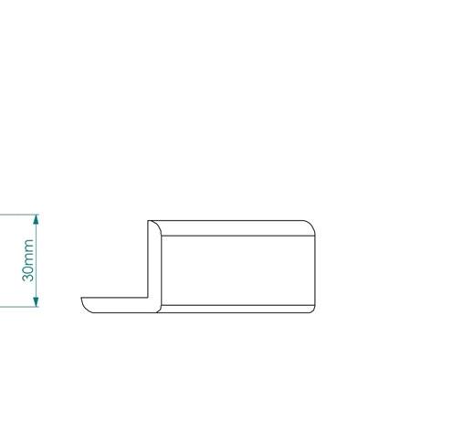 Кутові елементи та вставки NMC WE1 30x30 мм 2000 мм (12312600) - фото 3