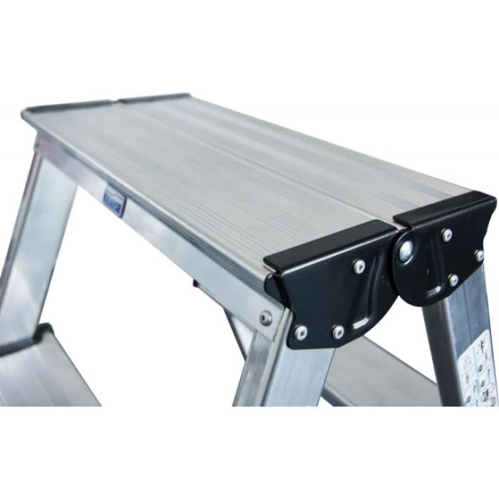 Стройница двухсторонняя Krause Dopplo 2х4 ступеньки (120403) - фото 4