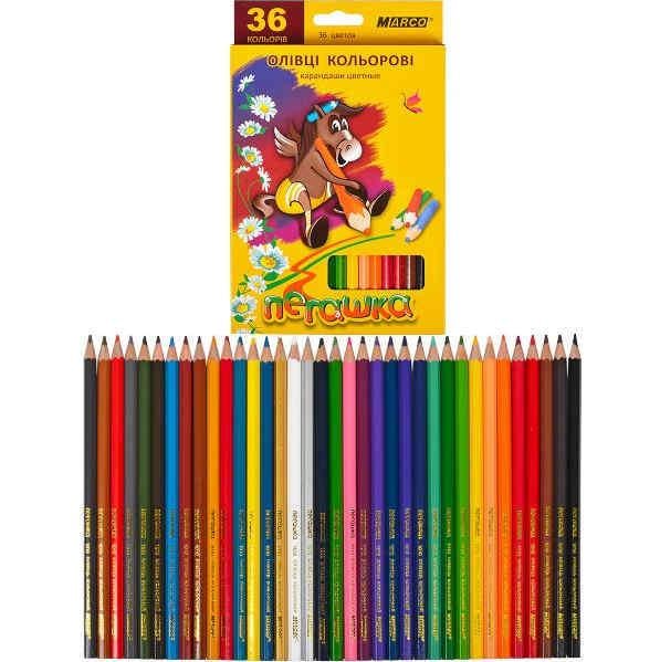Карандаши цветные Marco Пегашка 36 цветов