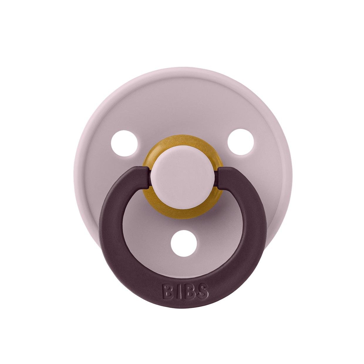 Пустышка BIBS STUDIO COLOUR Fusion 6-18 мес. Dusky Lilac/Plum