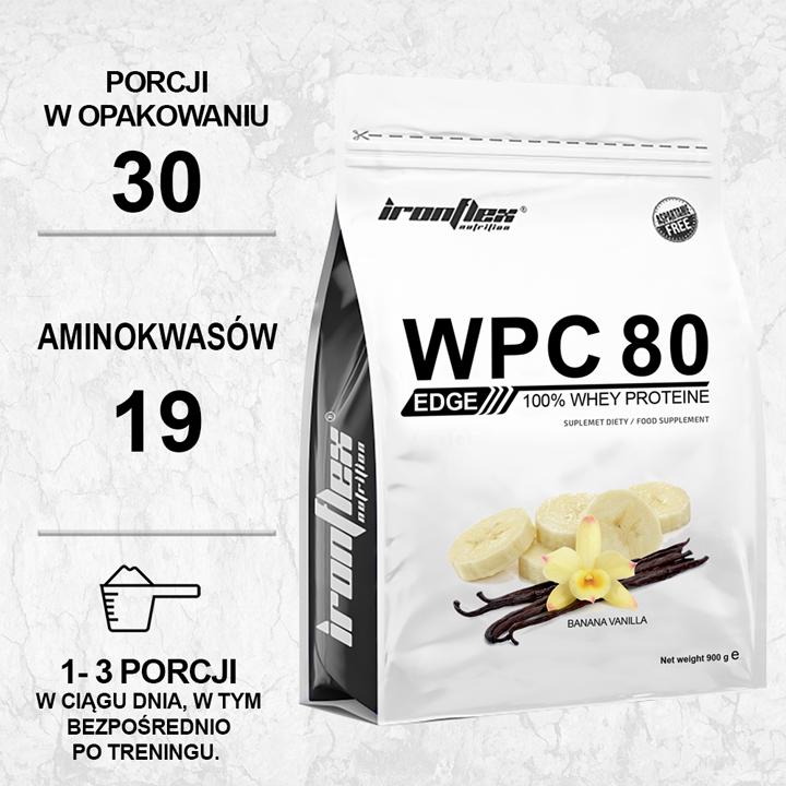 Протеїн Iron Flex WPC EDGE Instant White chocolate 900 г - фото 2