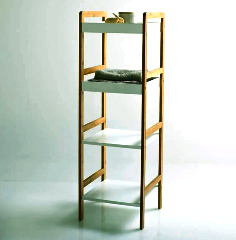 Этажерка для бани/сауны из дерева Афагое Мускат/Зефир (БЭТ-00110720)