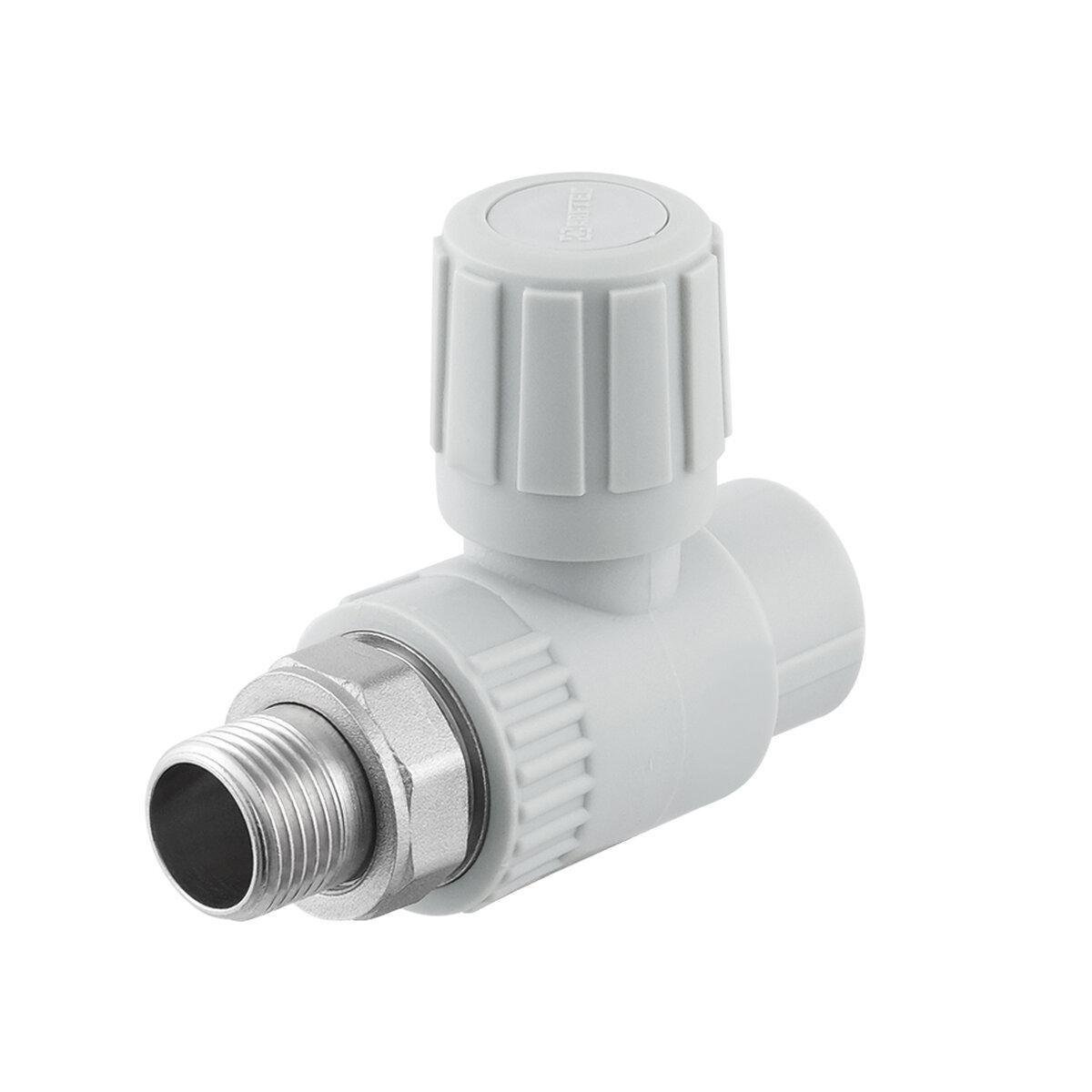 Кран радіаторний прямий PPR Raftec RSRV2502 25 мм 3/4" (SW-99506)