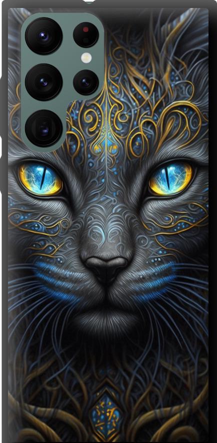 Чехол на Samsung Galaxy S22 Ultra Кошка (5548b-2500-42517)