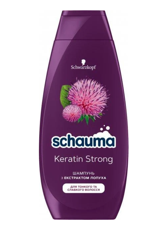 Шампунь Schauma Сила кератина 400 мл (9000100852333)