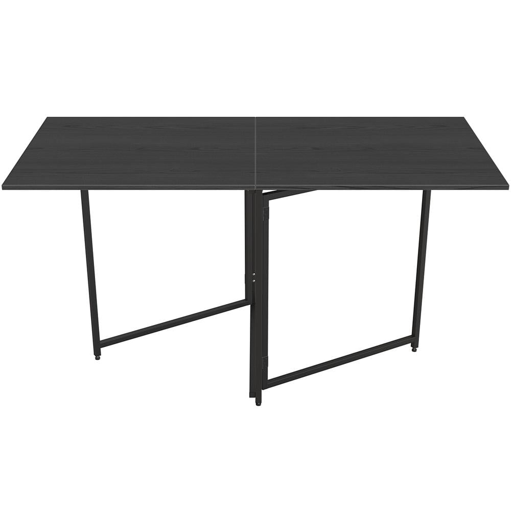 Стіл-книжка трансформер Ferrum-decor Панама метал/ДСП 16 мм 75x148x68 см Чорний/Сосна Кембра (FRD-106826) - фото 1