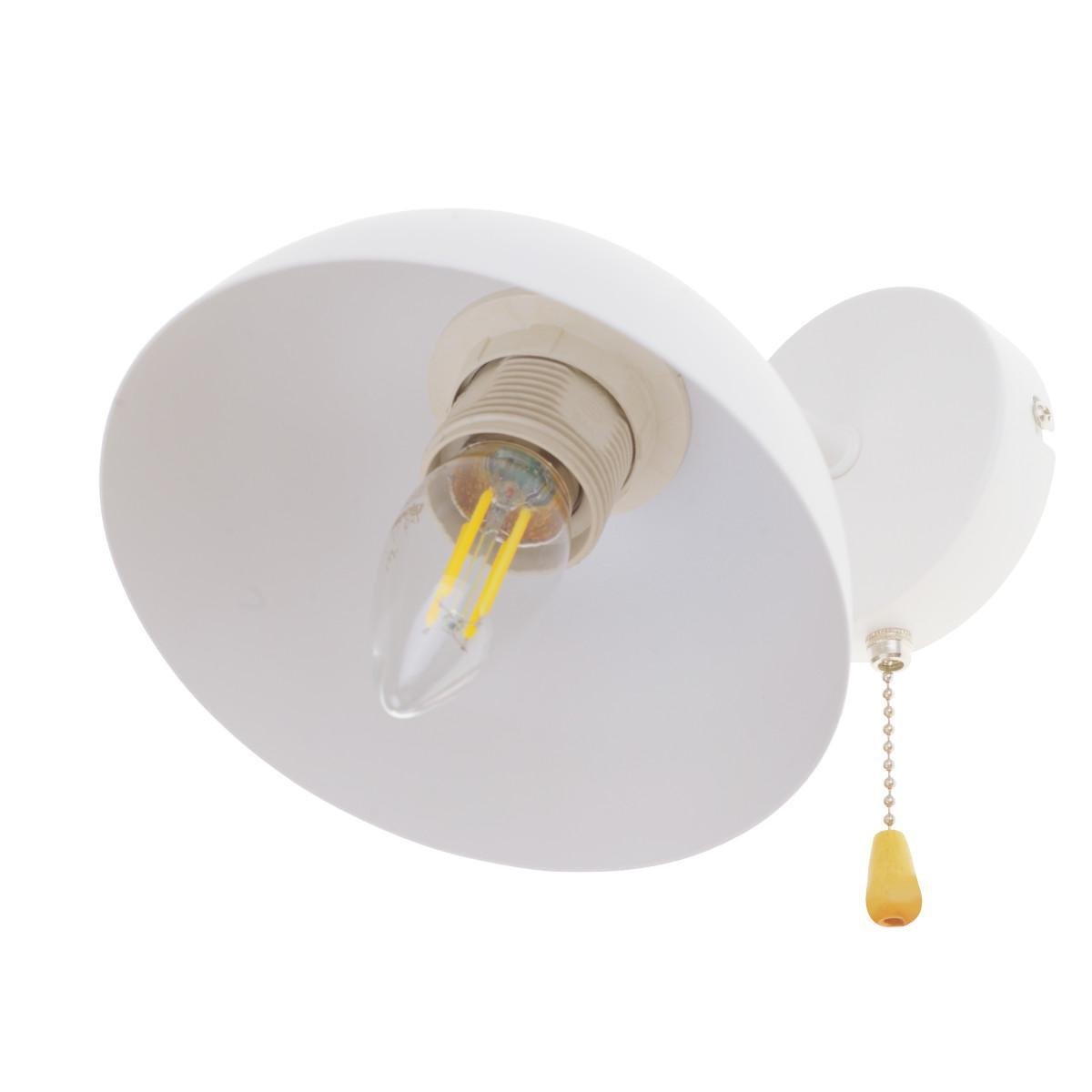 Бра Brille BL-998W/1 E27 WH/CH Белый