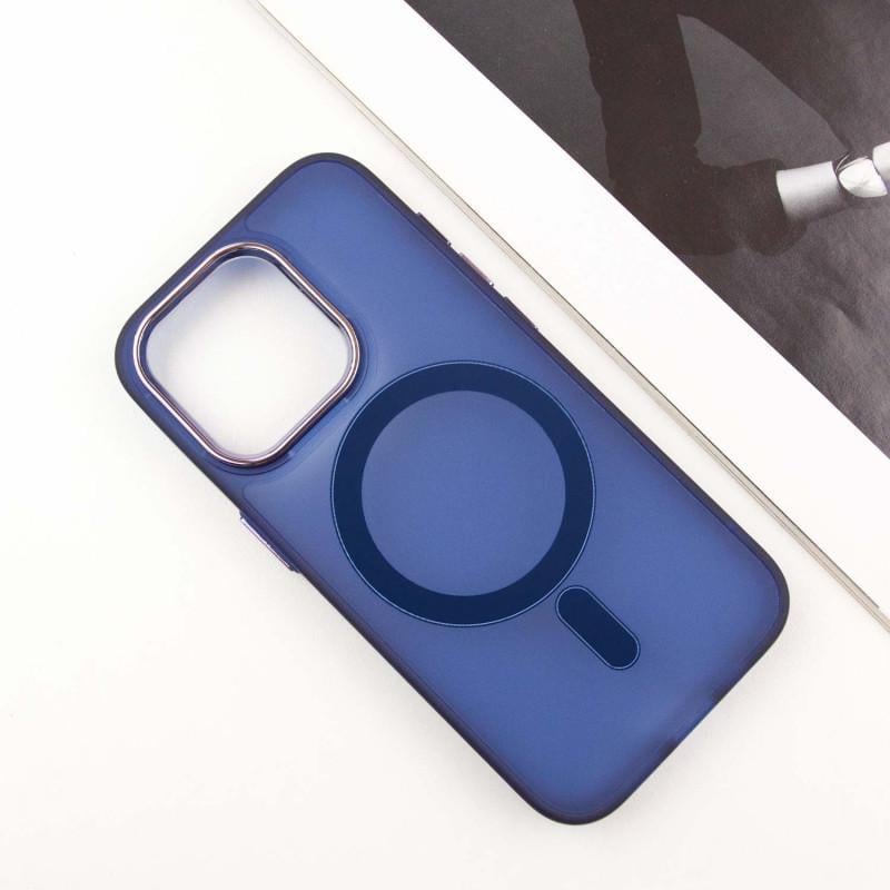 Противоударный Чехол TPU+PC Lily with MagSafe для Apple iPhone 13 Pro Max (6.7") Deep Navy - фото 3